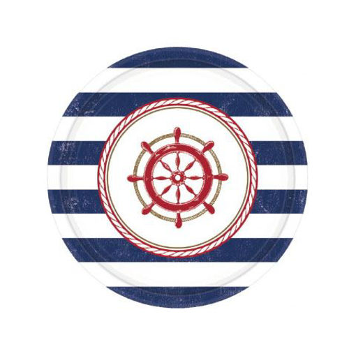 Picture of ANCHORS AWEIGH PAPER PLATES